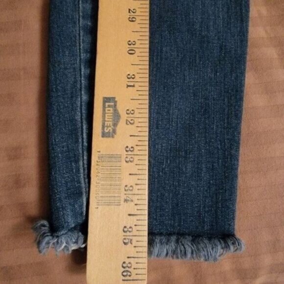 KUT FROM THE KLOTH Womens Denim Blue Jeans Skinny Frayed Hem Sz 10 KP701… - Picture 10 of 14